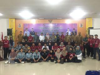 Rapat Koordinasi Persiapan Pemilu Kec Binawidya Untuk Mewujudlkan Pemilu 2024 Yang Berkualitas di Wi